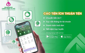 UBND xã Kim Hoa - Ngân hàng Chính sách xã hội huyện Mê Linh thông báo văn bản số 5217/NHCS-KTTC miễn phí giao dịch và phí duy trì tài khoản Mobile Banking