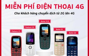 Viettel Mê Linh miễn phí máy điện thoại 4G cho người dân đang sử dụng máy 2G