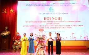 Hội LHPN huyện Mê Linh Kỷ niệm 94 năm ngày thành lập Hội LHPN Việt Nam