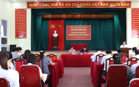 Thường trực HĐND Huyện giao ban với Thường trực HĐND các xã, thị trấn