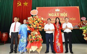 Sôi nổi Ngày hội Đại đoàn kết toàn dân tộc tại các thôn 
trên địa bàn xã Thạch Đà