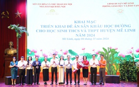 Mê Linh: Triển khai Đề án Sân khấu học đường cho học sinh THCS và THPT trên địa bàn