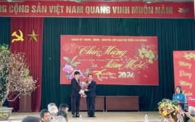 HỘI KHUYẾN HỌC THỊ TRẤN CHI ĐÔNG TỔ CHỨC GẶP MẶT ĐẦU XUÂN GIÁP THÌN 2024