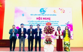 Hội Liên hiệp Phụ nữ xã Tam Đồng tổ chức kỷ niệm 115 năm Ngày Quốc tế Phụ nữ 08/3, 1985 năm khởi nghĩa Hai Bà Trưng và 60 năm phong trào phụ nữ “Ba đảm đang”