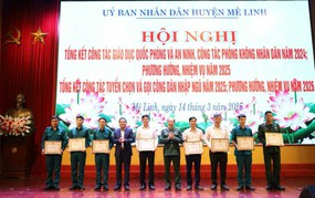 Mê Linh: Tổng kết công tác tuyển chọn, gọi công dân nhập ngũ năm 2025