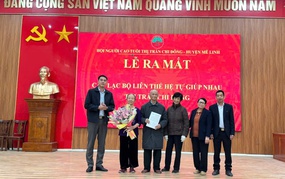 Hội Người cao tuổi  thị trấn Chi Đông tổ chức Lễ ra mắt 
Câu lạc bộ Liên thế hệ tự giúp nhau

