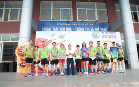 Huyện Mê Linh: Khai mạc giải Ekiden Run For Việt Nam - 50 năm một dải non sông