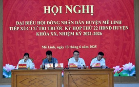 Các Tổ đại biểu HĐND huyện Mê Linh tiếp xúc cử tri các xã, thị trấn trước kỳ họp thường lệ giữa năm 2025