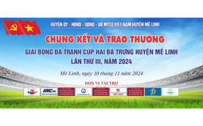 Chung kết giải bóng đá tranh cup Hai Bà Trưng huyện Mê Linh, đội nào sẽ giành "ngôi vương"?