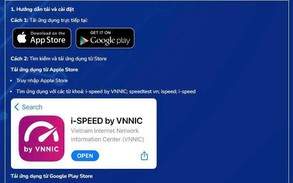 Bài tuyên truyền, thúc đẩy sử dụng ứng dụng i-Speed đo kiểm chất lượng dịch vụ Internet Việt Nam
