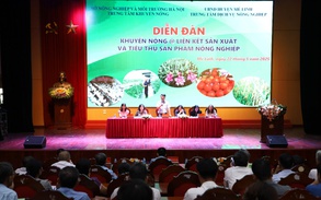 Diễn đàn Khuyến nông @ liên kết sản xuất và tiêu thụ sản phẩm nông nghiệp tại huyện Mê Linh.