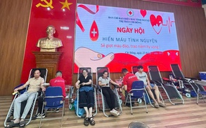 Hội Chữ thập đỏ thị trấn Chi Đông tổ chức ngày hội hiến máu tình nguyện năm 2025