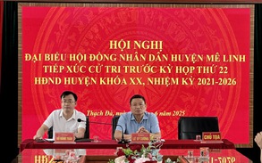 Tổ Đại biểu HĐND huyện thuộc đơn vị bầu cử số 4 tiếp xúc cử tri trước kỳ họp thường lệ giữa năm 2025, HĐND huyện nhiệm kỳ 2021-2026
