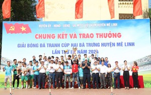 Đội bóng đá thị trấn Chi Đông tiếp tục giành vô địch giải Bóng đá tranh cúp Hai Bà Trưng huyện Mê Linh lần thứ III, năm 2024.