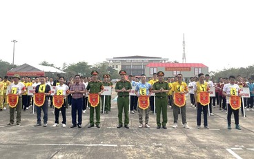 Mê Linh tổ chức Hội thi nghiệp vụ chữa cháy và cứu nạn, cứu hộ "Tổ liên gia an toàn phòng cháy, chữa cháy" năm 2024