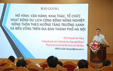 Huyện Mê Linh: Tập huấn phát triển mô hình du lịch cộng đồng nông nghiệp, nông thôn trong xây dựng nông thôn mới