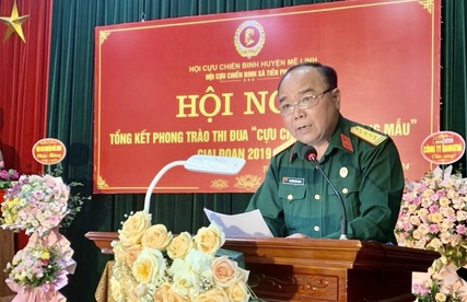 Hội Cựu Chiến Binh xã Tiền Phong tổng kết phong trào thi đua "Cựu chiến binh gương mẫu" giai đoạn 2019 - 2024