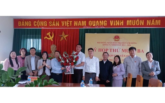 HĐND thị trấn Chi Đông tổ chức kỳ họp thứ 13 kỳ họp chuyên đề về công tác cán bộ