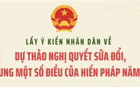Dự thảo Nghị quyết của Quốc hội sửa đổi, bổ sung một số điều của Hiến pháp nước Cộng hòa xã hội chủ nghĩa Việt Nam năm 2013